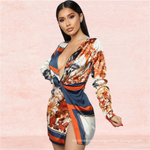 C3953 sexy woman dress spring 2020 printed dressed for lady  hotsale dresses women